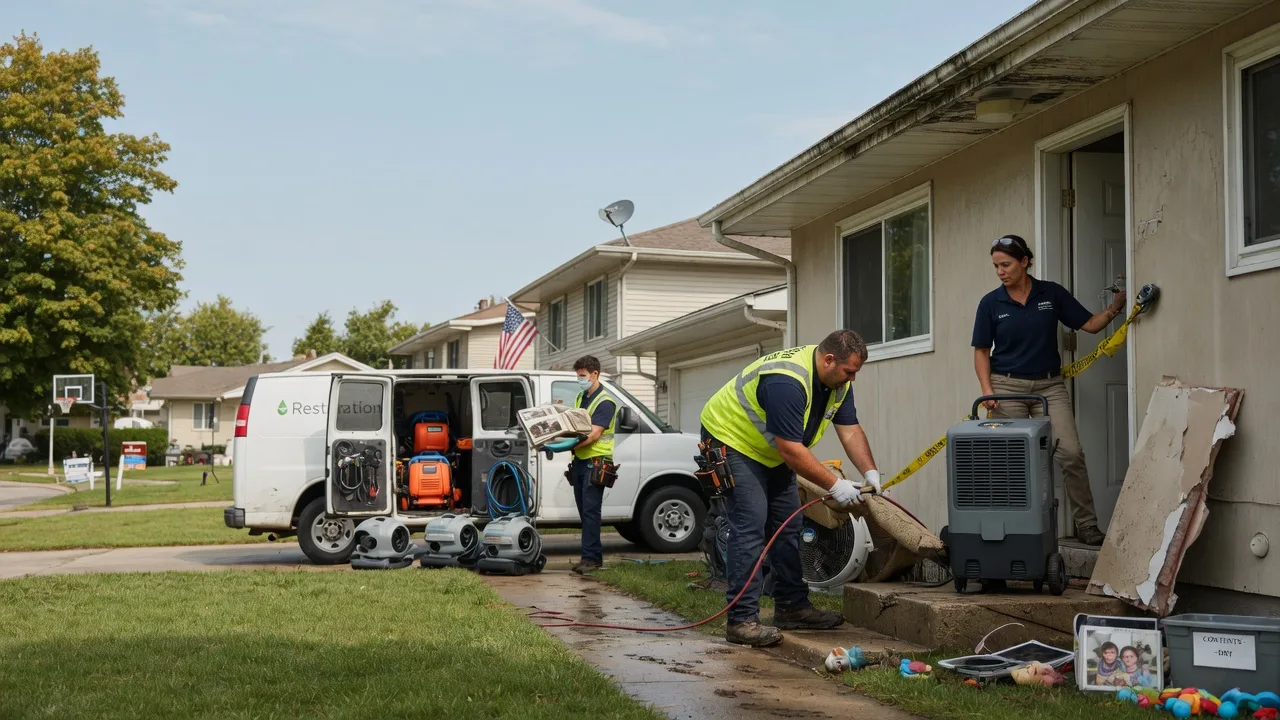 Water Damage Restoration in La Prairie, IL near me